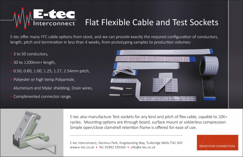 Flat Flex Cable and Cable Test Sockets