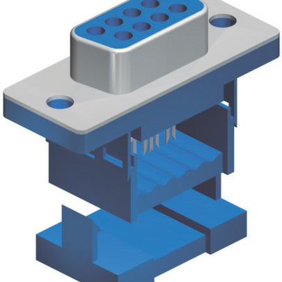 D-Sub, Standard, Straight, IDC, 25 Contacts, Female, Tin/Gold, 3.05mm Mounting Hole