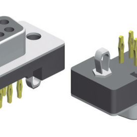 D-Sub, Press-Fit, Straight, Through Hole, 37 Contacts, Male, Tin/Gold, 4-40 UNC Jack Screw + Board Locks