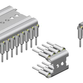 7.62mm Pitch, 2 Row, Vertical, Through Hole, IC Socket, Carrier Sockets & Strips, Tin/Gold, 6 Contacts