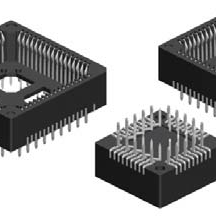 Vertical, Through Hole, PLCC Socket, Hi-Reliability, Tin, 44 Contacts