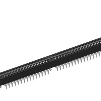 Vertical, Through Hole, Card Edge, SIMM Memory Socket, Tin/Gold, 168 Contacts