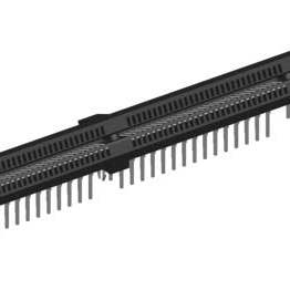 25 Deg, Through Hole, Card Edge, SIMM Memory Socket, Tin/Gold, 168 Contacts