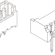 1.25mm Pitch, 1 Row, Straight, Through Hole, Wire to Board, Crimp Connector, Tin/Gold, 5 Contacts