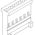 2.54mm Pitch, 1 Row, Straight, Wire Mount, Wire to Board, Crimp Connector, 2 Contacts