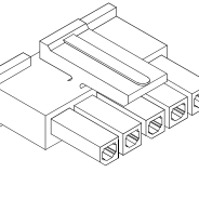 3.00mm Pitch, 1 Row, Straight, Wire Mount, Wire to Board, Crimp Connector, 12 Contacts