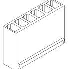 3.96mm Pitch, 1 Row, Straight, Wire Mount, Power to Board, Crimp Connector, 11 Contacts