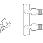 3.96mm Pitch, Wire Mount, Crimp, Tin, 18-24 AWG
