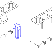 4.20mm Pitch, 1 Row, Straight, Through Hole, Power to Board, Crimp Connector, 10 Contacts